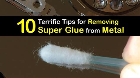 remove strong glue stainless steel